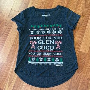 Mean Girls Gray Xmas Tshirt XS Four for You Glen Coco
